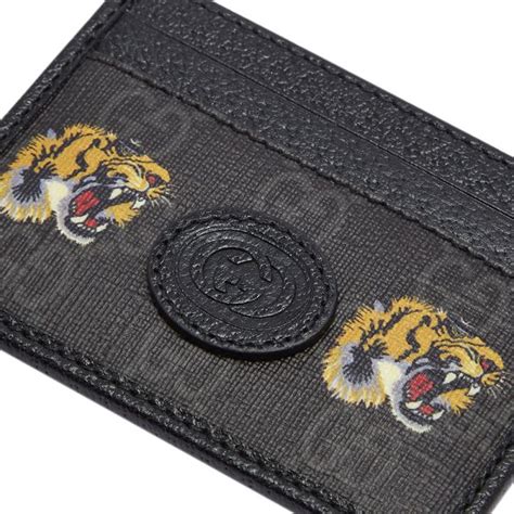 gucci carholder tiger|Gucci tiger slip on.